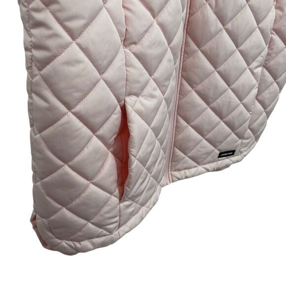 Land’s End Quilted Puffer Vest Light Pink  XL/18 - Picture 3 of 10